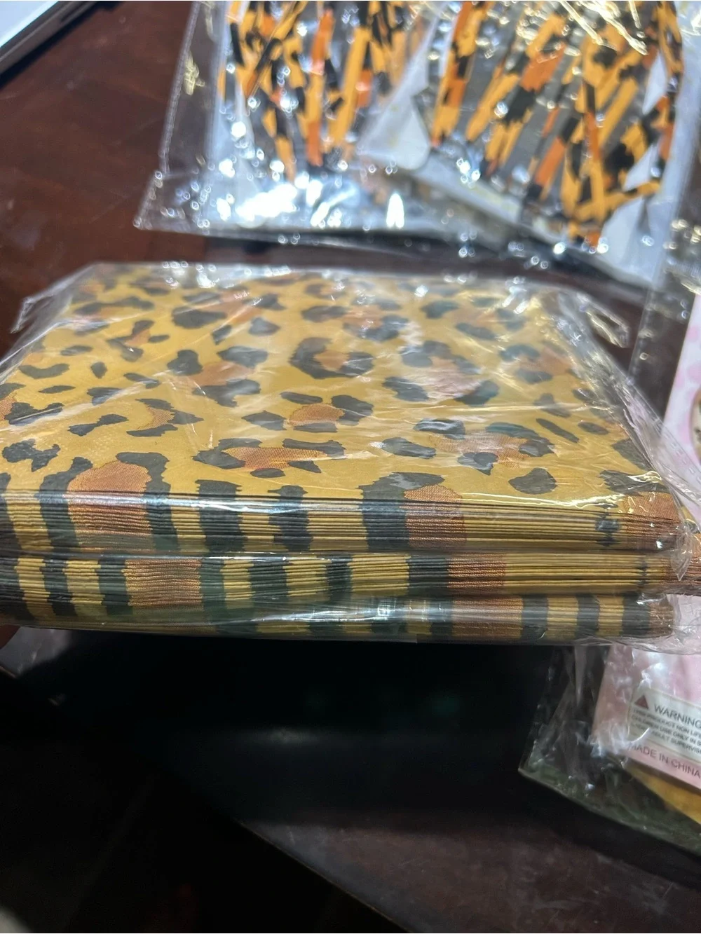 Leopard Print/Red Party Decor